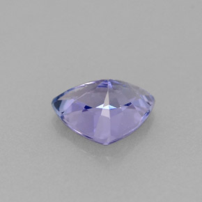 0.57캐럿 천연 바이올렛 블루 탄자나이트, 트릴리언, 6.1×4.6 mm, VVS