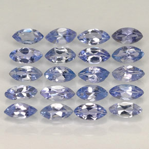 캐럿 천연 바이올렛 블루 탄자나이트 보석, 마퀴즈, 4.1×2.2 mm, VVS-VS