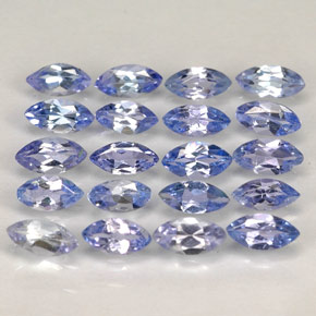 캐럿 천연 바이올렛 블루 탄자나이트 보석, 마퀴즈, 4.2×2 mm, VVS-VS