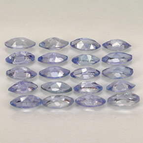 캐럿 천연 바이올렛 블루 탄자나이트 보석, 마퀴즈, 4.2×2 mm, VVS-VS