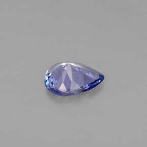 0.24캐럿 천연 바이올렛 블루 탄자나이트, 배 모양, 5×3.9 mm, VVS