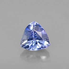 0.44캐럿 천연 바이올렛 블루 탄자나이트, 트릴리언, 4.8×4.8 mm, VVS-VS