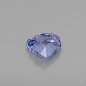 0.44캐럿 천연 바이올렛 블루 탄자나이트, 트릴리언, 4.8×4.8 mm, VVS-VS