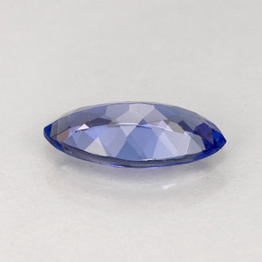 1.02캐럿 천연 바이올렛 블루 탄자나이트, 마퀴즈, 9.9×5 mm, VVS