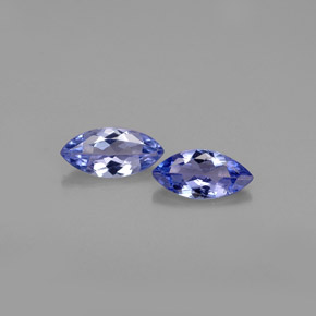 캐럿 천연 바이올렛 블루 탄자나이트 보석, 마퀴즈, 6.9×3.5 mm, VVS-VS