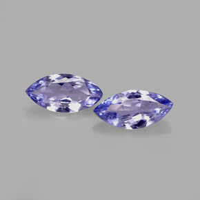캐럿 천연 바이올렛 블루 탄자나이트 보석, 마퀴즈, 7.2×3.6 mm, VVS