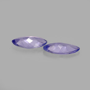 캐럿 천연 바이올렛 블루 탄자나이트 보석, 마퀴즈, 7.2×3.6 mm, VVS