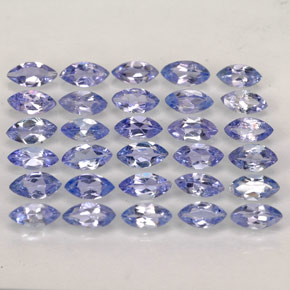 캐럿 천연 바이올렛 블루 탄자나이트 보석, 마퀴즈, 4.1×2 mm, VVS-VS