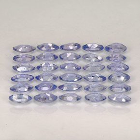 캐럿 천연 바이올렛 블루 탄자나이트 보석, 마퀴즈, 4.1×2 mm, VVS-VS
