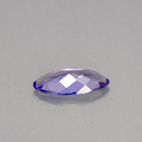 1.03캐럿 천연 바이올렛 블루 탄자나이트, 마퀴즈, 10.2×5.3 mm, VVS