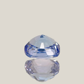 0.80캐럿 천연 바이올렛 블루 탄자나이트, 쿠션 컷, 5.7×4.9 mm, VVS