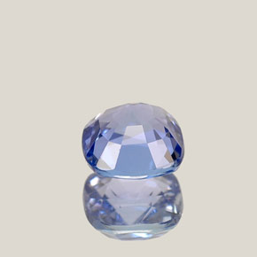 0.70캐럿 천연 바이올렛 블루 탄자나이트, 쿠션 컷, 5.2×5.2 mm, VVS