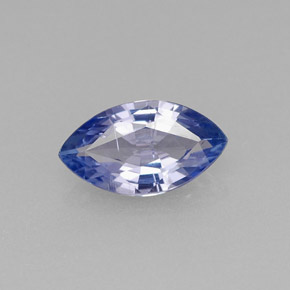 0.78캐럿 천연 바이올렛 블루 탄자나이트, 마퀴즈, 8.5×4.8 mm, VS