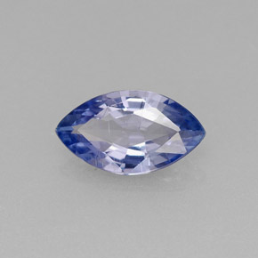 0.78캐럿 천연 바이올렛 블루 탄자나이트, 마퀴즈, 8.5×4.8 mm, VS