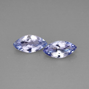 캐럿 천연 바이올렛 블루 탄자나이트 보석, 마퀴즈, 7.2×3.7 mm, VVS-VS