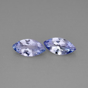 캐럿 천연 바이올렛 블루 탄자나이트 보석, 마퀴즈, 7.2×3.7 mm, VVS-VS