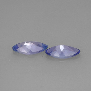 캐럿 천연 바이올렛 블루 탄자나이트 보석, 마퀴즈, 7.2×3.7 mm, VVS-VS