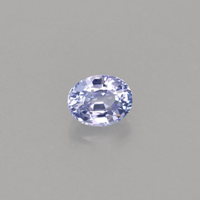 0.60캐럿 천연 바이올렛 블루 탄자나이트, 타원형 컷, 5.5×4.4 mm, VVS