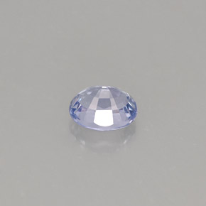 0.60캐럿 천연 바이올렛 블루 탄자나이트, 타원형 컷, 5.5×4.4 mm, VVS