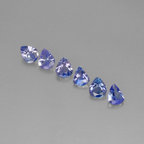 캐럿 천연 바이올렛 블루 탄자나이트 보석, 배 모양, 5.1×4 mm, VS