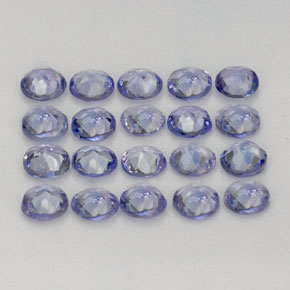캐럿 천연 바이올렛 블루 탄자나이트 보석, 라운드 컷, 2.81 mm, VVS-VS