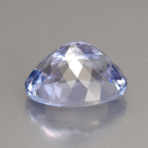 3.14캐럿 천연 바이올렛 블루 탄자나이트, 타원형 컷, 10×7.9 mm, VVS-VS