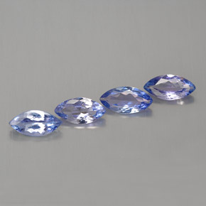 캐럿 천연 바이올렛 블루 탄자나이트 보석, 마퀴즈, 7.2×3.7 mm, VS