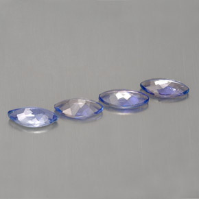 캐럿 천연 바이올렛 블루 탄자나이트 보석, 마퀴즈, 7.2×3.7 mm, VS