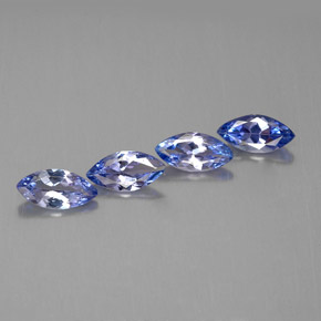 캐럿 천연 바이올렛 블루 탄자나이트 보석, 마퀴즈, 7.1×3.5 mm, VVS-VS