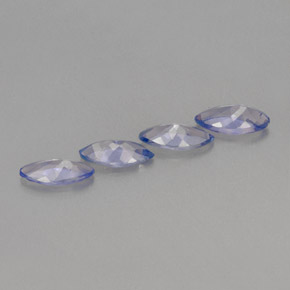 캐럿 천연 바이올렛 블루 탄자나이트 보석, 마퀴즈, 6.9×3.4 mm, VVS-VS