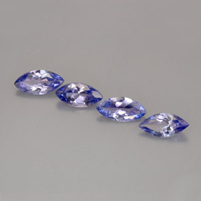캐럿 천연 바이올렛 블루 탄자나이트 보석, 마퀴즈, 6.8×3.5 mm, VVS-VS