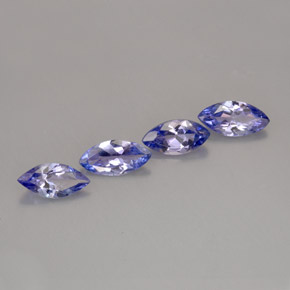 캐럿 천연 바이올렛 블루 탄자나이트 보석, 마퀴즈, 6.8×3.5 mm, VVS-VS