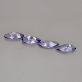 캐럿 천연 바이올렛 블루 탄자나이트 보석, 마퀴즈, 6.8×3.5 mm, VVS-VS