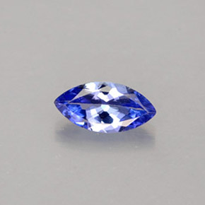 0.39캐럿 천연 바이올렛 블루 탄자나이트, 마퀴즈, 7.2×3.6 mm, VVS-VS