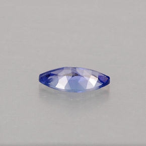 0.39캐럿 천연 바이올렛 블루 탄자나이트, 마퀴즈, 7.2×3.6 mm, VVS-VS