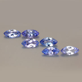 캐럿 천연 푸르스름한 바이올렛 탄자나이트 보석, 마퀴즈, 7.1×3.5 mm, VVS-VS