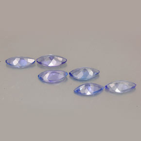 캐럿 천연 푸르스름한 바이올렛 탄자나이트 보석, 마퀴즈, 7.1×3.5 mm, VVS-VS