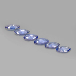 캐럿 천연 푸르스름한 바이올렛 탄자나이트 보석, 마퀴즈, 7×3.6 mm, VVS-VS