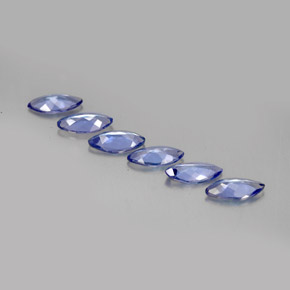 캐럿 천연 푸르스름한 바이올렛 탄자나이트 보석, 마퀴즈, 7×3.4 mm, VVS-VS