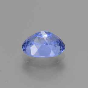 1.45캐럿 천연 바이올렛 블루 탄자나이트, 타원형 컷, 7.9×6 mm, VS