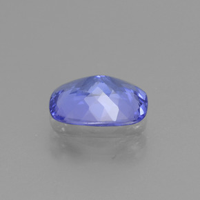 1.25캐럿 천연 바이올렛 블루 탄자나이트, 쿠션 컷, 8.1×6 mm, VS