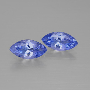 캐럿 천연 바이올렛 블루 탄자나이트 보석, 마퀴즈, 9.9×5.2 mm, VVS