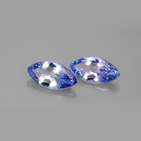 캐럿 천연 바이올렛 블루 탄자나이트 보석, 마퀴즈, 10.1×5.2 mm, VVS
