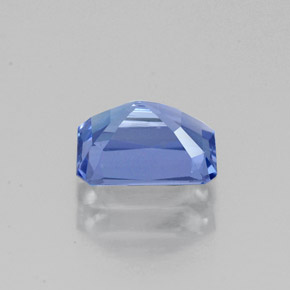 1.21캐럿 천연 바이올렛 블루 탄자나이트, 에메랄드 컷, 7.2×5.3 mm, VVS-VS