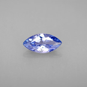 1.08캐럿 천연 바이올렛 블루 탄자나이트, 마퀴즈, 10×5.2 mm, VVS