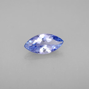1.08캐럿 천연 바이올렛 블루 탄자나이트, 마퀴즈, 10×5.2 mm, VVS