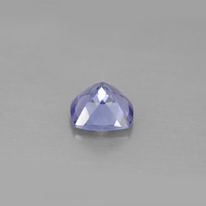 1.10캐럿 천연 바이올렛 블루 탄자나이트, 쿠션 컷, 6.2×6.2 mm, VVS