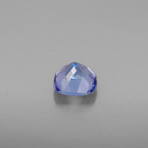 1.07캐럿 천연 바이올렛 블루 탄자나이트, 쿠션 컷, 6.1×6 mm, VVS
