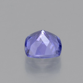 0.93캐럿 천연 바이올렛 블루 탄자나이트, 쿠션 컷, 5.9×5.8 mm, VVS