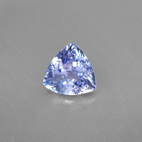 1.24캐럿 천연 바이올렛 블루 탄자나이트, 트릴리언, 7.2×7.1 mm, VVS-VS